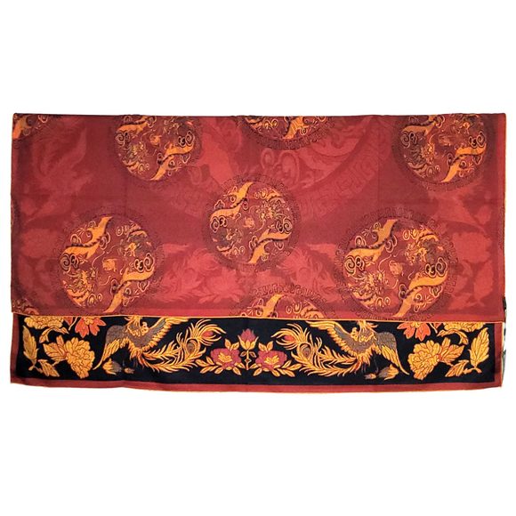 NWT Double Sided Silk Scarf 53"x53" Large Square Shawl Wrap SJJL 3242 - Picture 7 of 9